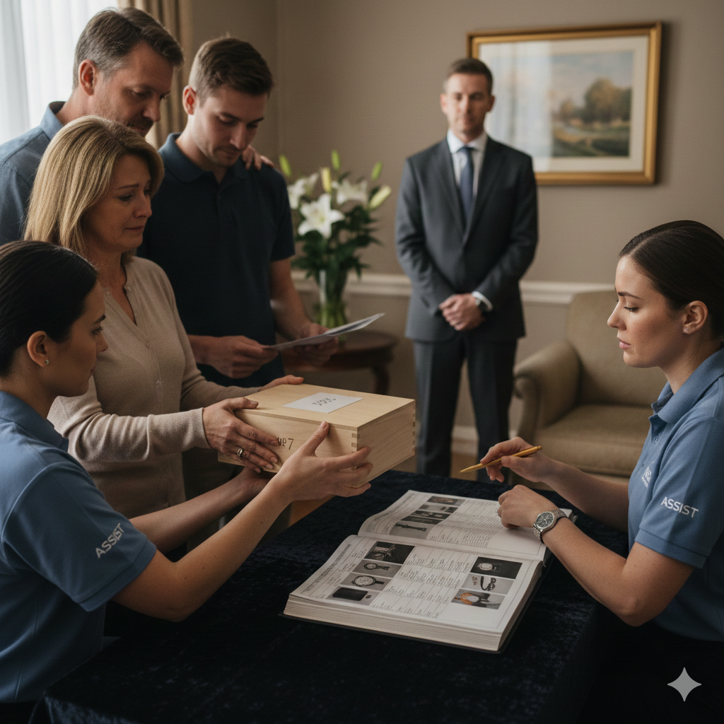 Handover of Personal Effects to Families